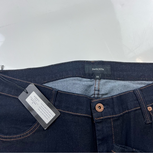 James Icon women’s navy blue jeans 18 NWT L24-19 - Picture 2 of 5